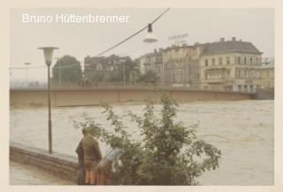 Villach Hochwasser - Oesterreich - alte historische Fotos Ansichten Bilder Aufnahmen Ansichtskarten 