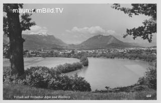 Drau bei St. Agathen - Villach-St. Agathen und Perau - alte historische Fotos Ansichten Bilder Aufnahmen Ansichtskarten 