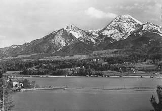 Faakersee mit Mittagkogel - alte historische Fotos Ansichten Bilder Aufnahmen Ansichtskarten 