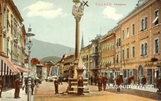 Hauptplatz - Villach - alte historische Fotos Ansichten Bilder Aufnahmen Ansichtskarten 