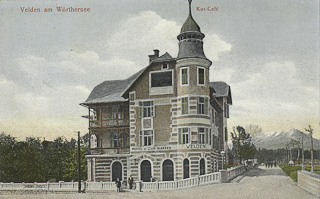 Velden Kurcafe - Villach Land - alte historische Fotos Ansichten Bilder Aufnahmen Ansichtskarten 