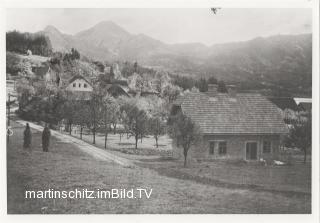 Haus Truppe und die damalige Landesstraße - Villach(Stadt) - alte historische Fotos Ansichten Bilder Aufnahmen Ansichtskarten 