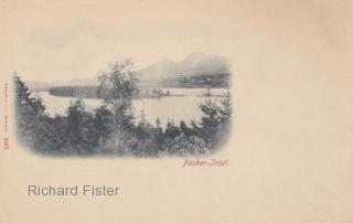 Faakersee Insel - alte historische Fotos Ansichten Bilder Aufnahmen Ansichtskarten 