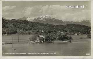 Pörtschach Inselwirt - alte historische Fotos Ansichten Bilder Aufnahmen Ansichtskarten 