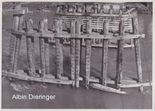 Villach, Abtrag der Kriegsbrücke - Villach(Stadt) - alte historische Fotos Ansichten Bilder Aufnahmen Ansichtskarten 