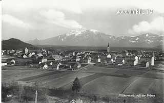 Völkermarkt mit der Petzen - Kärnten - alte historische Fotos Ansichten Bilder Aufnahmen Ansichtskarten 