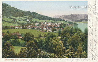 Unterach am Attersee - Oberösterreich - alte historische Fotos Ansichten Bilder Aufnahmen Ansichtskarten 