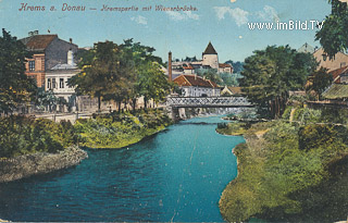 Krems an der Donau - Wienerbrücke - alte historische Fotos Ansichten Bilder Aufnahmen Ansichtskarten 