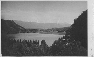 Aussicht von der Villa Caritas (Kanzelhof) - alte historische Fotos Ansichten Bilder Aufnahmen Ansichtskarten 