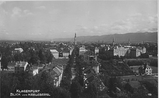 Blick vom Kreuzbergl - Klagenfurt(Stadt) - alte historische Fotos Ansichten Bilder Aufnahmen Ansichtskarten 