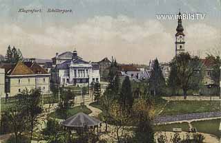 Schillerpark - Klagenfurt(Stadt) - alte historische Fotos Ansichten Bilder Aufnahmen Ansichtskarten 