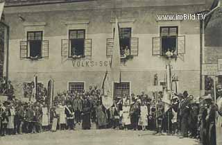 Volksschule Steinfeld - alte historische Fotos Ansichten Bilder Aufnahmen Ansichtskarten 