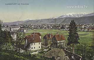 Blick vom Kreuzbergl - Villacher Vorstadt  (8. Bez) - alte historische Fotos Ansichten Bilder Aufnahmen Ansichtskarten 