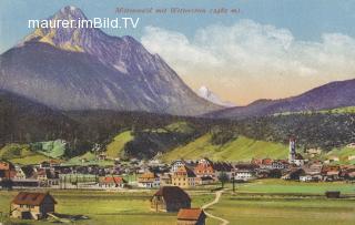Mittenwald - Wetterstein - alte historische Fotos Ansichten Bilder Aufnahmen Ansichtskarten 