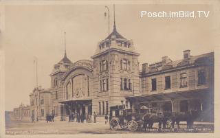 Klagenfurt Hauptbahnhof - alte historische Fotos Ansichten Bilder Aufnahmen Ansichtskarten 