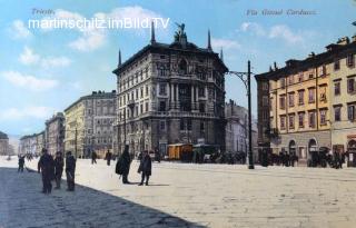 Triest, Via Giosue Carducci  - alte historische Fotos Ansichten Bilder Aufnahmen Ansichtskarten 