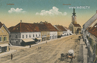 Leibnitz - Hauptplatz - Steiermark - alte historische Fotos Ansichten Bilder Aufnahmen Ansichtskarten 