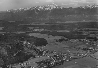 Luftbild St. Andrä - Villach(Stadt) - alte historische Fotos Ansichten Bilder Aufnahmen Ansichtskarten 