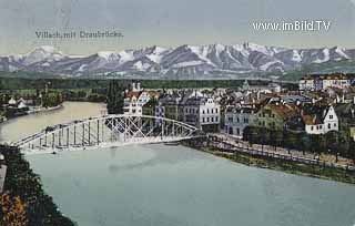 Draubrücke - Villach(Stadt) - alte historische Fotos Ansichten Bilder Aufnahmen Ansichtskarten 
