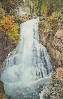Gollinger Wasserfall - alte historische Fotos Ansichten Bilder Aufnahmen Ansichtskarten 
