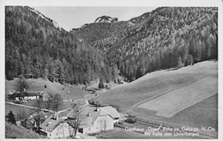 Gasthaus Gries Rohr im Gebirge - alte historische Fotos Ansichten Bilder Aufnahmen Ansichtskarten 