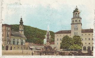 Residenzplatz - Europa - alte historische Fotos Ansichten Bilder Aufnahmen Ansichtskarten 