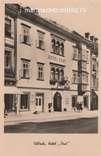 Villach - Hotel Post - alte historische Fotos Ansichten Bilder Aufnahmen Ansichtskarten 
