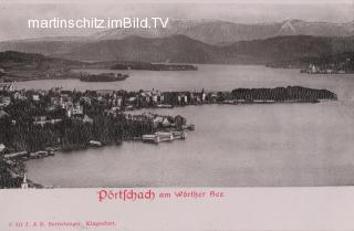 Pörtschach Halbinsel  ( Prägekarte ) - alte historische Fotos Ansichten Bilder Aufnahmen Ansichtskarten 