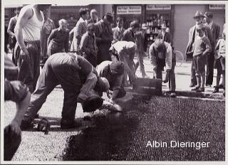 Hauptplatz Straßenerneuerung - Kärnten - alte historische Fotos Ansichten Bilder Aufnahmen Ansichtskarten 