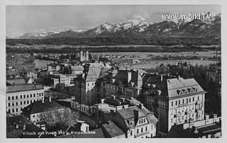 Blickrichtung Perau / Parkhotel - Villach(Stadt) - alte historische Fotos Ansichten Bilder Aufnahmen Ansichtskarten 