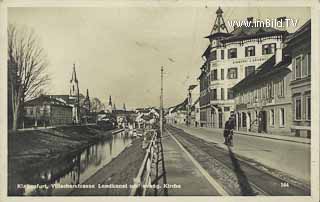 Villacher Strasse - Lendkanal - Klagenfurt(Stadt) - alte historische Fotos Ansichten Bilder Aufnahmen Ansichtskarten 