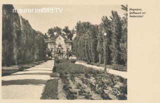 Goethepark mit Herbertstöckl - Innere Stadt  (1. Bez) - alte historische Fotos Ansichten Bilder Aufnahmen Ansichtskarten 