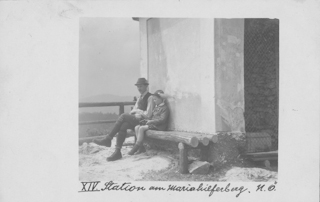 Station beim Mariahilferberg - alte historische Fotos Ansichten Bilder Aufnahmen Ansichtskarten 