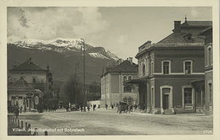 Bahnhof - Villach(Stadt) - alte historische Fotos Ansichten Bilder Aufnahmen Ansichtskarten 
