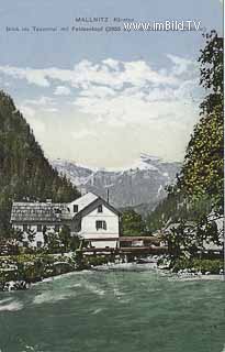 Mallnitz - Blick ins Tauerntal - Oesterreich - alte historische Fotos Ansichten Bilder Aufnahmen Ansichtskarten 