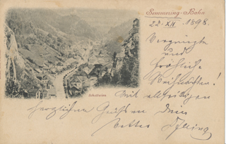 Semmering-Bahn - alte historische Fotos Ansichten Bilder Aufnahmen Ansichtskarten 
