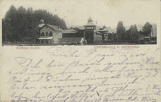 Warmbad Schwimmschule Gärtnerhaus - Villach(Stadt) - alte historische Fotos Ansichten Bilder Aufnahmen Ansichtskarten 