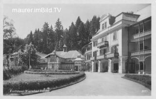 Kurhäuser in Warmbad - Villach(Stadt) - alte historische Fotos Ansichten Bilder Aufnahmen Ansichtskarten 