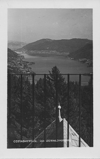 Ossiachersee von der Oswaldibergkirche - Villach(Stadt) - alte historische Fotos Ansichten Bilder Aufnahmen Ansichtskarten 