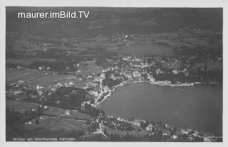 Lufbildaufnahme Velden - Velden am Wörther See - alte historische Fotos Ansichten Bilder Aufnahmen Ansichtskarten 