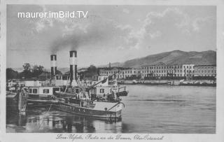 Linz-Urfahr, Partie an der Donau - alte historische Fotos Ansichten Bilder Aufnahmen Ansichtskarten 