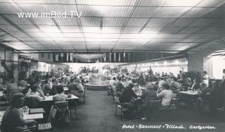 Brauhaus Villach - Gastgarten - alte historische Fotos Ansichten Bilder Aufnahmen Ansichtskarten 