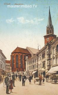 Hauptplatz Villach - Villach-Innere Stadt - alte historische Fotos Ansichten Bilder Aufnahmen Ansichtskarten 