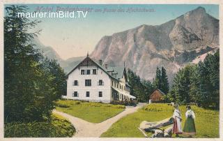 Bodenbauer mit Hochschwab - Sankt Ilgen - alte historische Fotos Ansichten Bilder Aufnahmen Ansichtskarten 