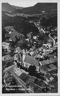 Fliergeraufnahme Kötschach - alte historische Fotos Ansichten Bilder Aufnahmen Ansichtskarten 
