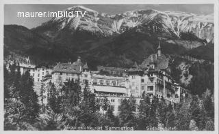 Höhemluftkurort, Semmering - alte historische Fotos Ansichten Bilder Aufnahmen Ansichtskarten 