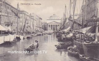 Triest, Canal - Europa - alte historische Fotos Ansichten Bilder Aufnahmen Ansichtskarten 