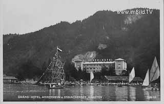 Wasserspringturm Ossiachersee - Kärnten - alte historische Fotos Ansichten Bilder Aufnahmen Ansichtskarten 