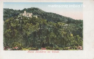 Villach , Ruine Landskon - alte historische Fotos Ansichten Bilder Aufnahmen Ansichtskarten 