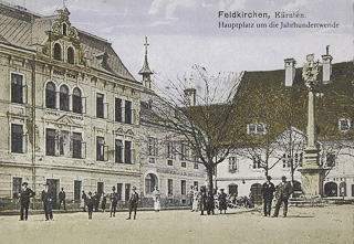 Hauptplatz Feldkirchen - Kärnten - alte historische Fotos Ansichten Bilder Aufnahmen Ansichtskarten 